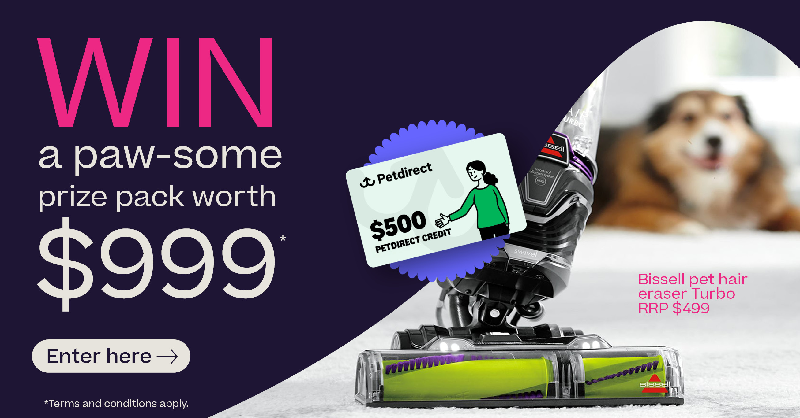 Win a paw-some prize pack worth $999*